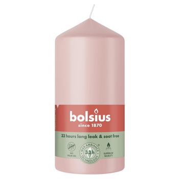 Свіча Bolsius 120/58 рожева 33 год. арт. 103614397004 - купити, ціни на Таврія В - фото 1