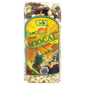 Мюсли Эко Тропические 500г