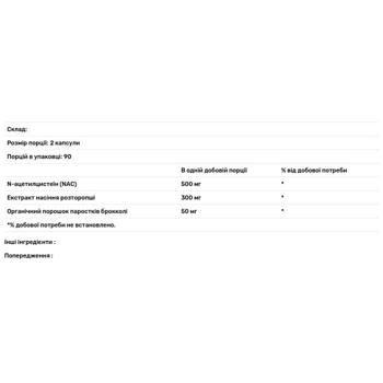 Dr. Mercola NAC N-Acetyl Cysteine with Milk Thistle 500mg 180 capsules - buy, prices for Biotus - photo 3
