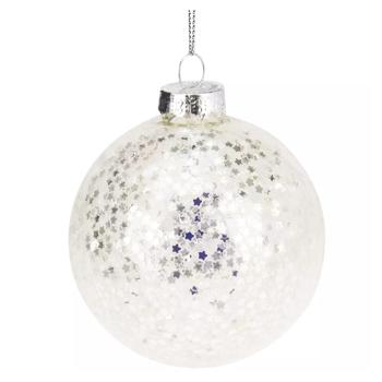 Silver Christmas Ball 8cm - buy, prices for COSMOS - photo 1