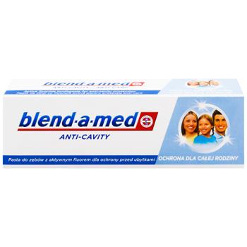 Зубная паста Blend-a-med Анти Кариес Семейная защита 75мл - купить, цены на Чудо Маркет - фото 2
