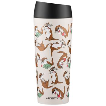 Ardesto Coffee Time Yorkie Thermo Mug Beige 450ml - buy, prices for Za Raz - photo 1