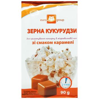 Микропопкорн Eurogroup со вкусом карамели 90г