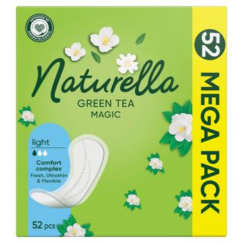 Прокладки ежедневные Naturella Green Tea Magic Light 52шт - купить, цены на Cупермаркет "Харьков" - фото 2