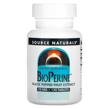 Source Naturals Bioperine 10mg 120 tablets - buy, prices for Biotus - photo 1