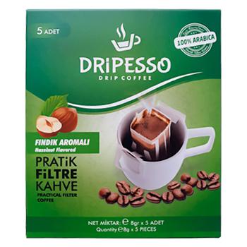 Dripesso Hazelnut Flavored Drip Coffee 8g*5pcs - buy, prices for - photo 2
