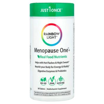 Мультивітаміни для жінок, Menopause One, Rainbow Light, 90 таблеток - купити, ціни на Біотус - фото 1