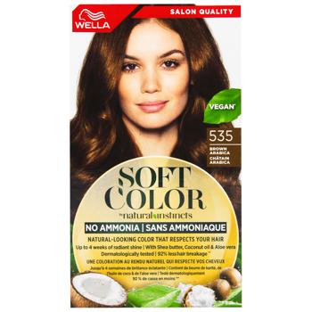 Wella Soft Color Arabica Brown Hair Dye 535 - buy, prices for MegaMarket - photo 3