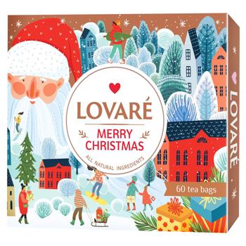 Lovare Merry Christmas Tea Set 60pcs 112.5g - buy, prices for MegaMarket - photo 1