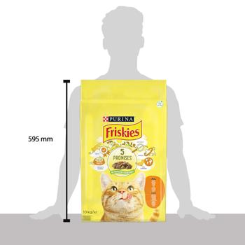 Корм сухий Friskies з куркою та овочами для дорослих котів 10кг - купити, ціни на MasterZoo - фото 4