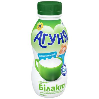 Agunia Bilakt Fermented Milk Drink with Probiotics 2.5% 185g - buy, prices for COSMOS - photo 2