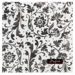 Серветки Марго Зелені квіти тришарові 33*33см 18шт