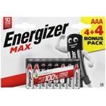 Energizer Max Battery AAA 8pcs