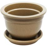 Oriana Violet Crumb Cappuccino Flower Pot