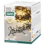 Гирлянда электрическая Koopman наружная 1152 LED 17,9м теплый белый