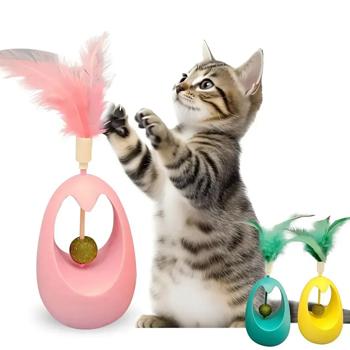 MasterZoo іграшка для котів неваляшка 8 см - колір в асортименті - купити, ціни на MasterZoo - фото 7