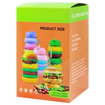 Silicone Water Bottle 600ml YD-17-16798 - buy, prices for COSMOS - photo 2