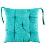 Provence Chenilla Turquoise Pillow for Chair 40x40cm