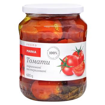Томати Marka Promо мариновані 680г - купити, ціни на NOVUS - фото 1