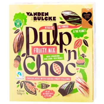 Vandenbulcke Pulp 'n Choc Assorted Chocolate Candies 120g