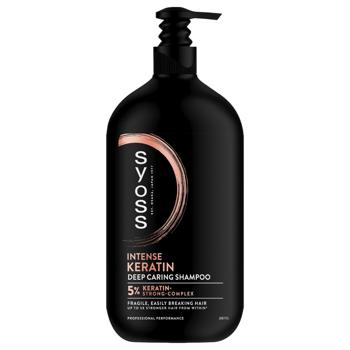 Syoss Keratin Shampoo with Blue Lotus for Brittle Hair 750ml - buy, prices for METRO - photo 1