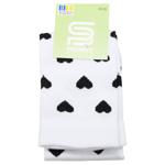 Premier Socks Small Hearts Teenage Knee Highs s.23-25 White