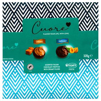 Witors Cuore Green Assorted Chocolate Candies 320g - buy, prices for - photo 3