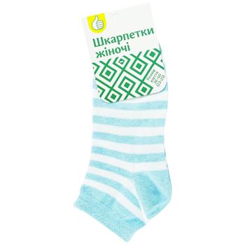 Auchan Stripes Women's Short Socks - buy, prices for Auchan - photo 1