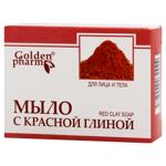 Мыло Golden Pharm с красной глиной 70г