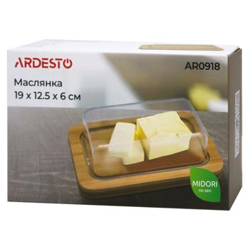Ardesto Midori Bamboo Butter Dish 19*12.5*6cm - buy, prices for MegaMarket - photo 4