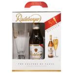 Radeberg Beer 4.8% 5pcs х 0.33l and Glass 0.2l