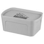 Ardesto Gray Storage Box with Lid 32*21.5*14cm