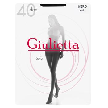 Колготы женские Giulietta Solo 40 Den р.4 Nero