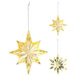 Подвеска Koopman Снежинка 12см в ассортименте