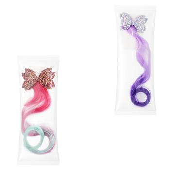Пряди для волос Zhorya Цветные с бантом - купить, цены на NOVUS - фото 1