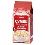 Novus 4 Cereals Flakes Mixture with Sesame, Pumpkin and Flax Seeds 500g
