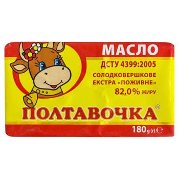 Poltavochka Pozhivne Extra Sweet Cream Butter 82% 180g