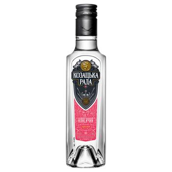 Kozaцьka Rada Classic Vodka 40% 0.37l