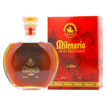 Бренди Milenario Solera Gran Reserva 40% 0,7л - купить, цены на WINETIME - фото 1