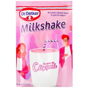 Dr.Oetker Strawberry Flavored Milkshake 33g - buy, prices for Supermarket "Kharkiv" - photo 1