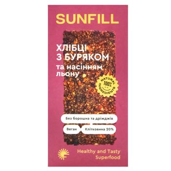 Хлібці Sunfill з буряком 100г - купити, ціни на Grono - фото 2