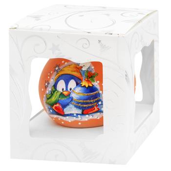 Шар елочный АСК стекло с художественным узором 80м - купить, цены на NOVUS - фото 5