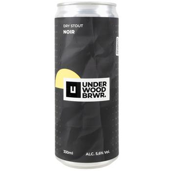 Underwood Noir Dark Unfiltered Beer 5% 0.33l - buy, prices for WINETIME - photo 2