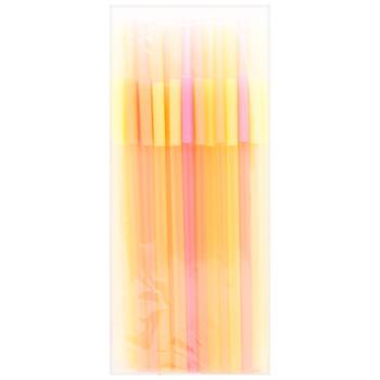 KTA Fresh Luminescent Straws with Corrugation 26 cm x 8mm 50pcs - buy, prices for - photo 1