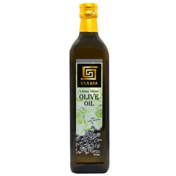Олія оливкова Ellada Extra Virgin 0,75л - купити, ціни на МегаМаркет - фото 1