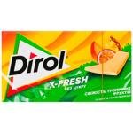 Жувальна гумка Dirol X-Fresh свіжість тропічних фруктів 13,5г