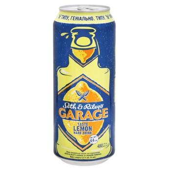 Пиво Seth&Riley's Garage Lemon светлое специальное 4,6% 0,48л - купить, цены на Эпицентр FOOD - фото 2
