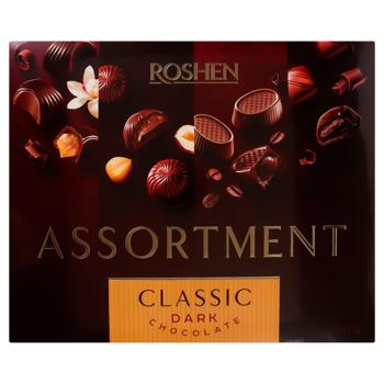 Roshen Assortment Classic Dark Chocolate Candies 154g - buy, prices for NOVUS - photo 2