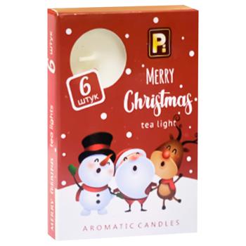 Pako-IF Christmas Tea Сandle 6pcs - buy, prices for - photo 1