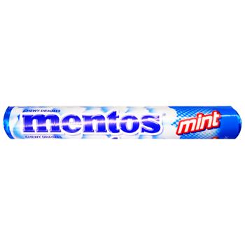 Драже Mentos жевательные ментол 38г